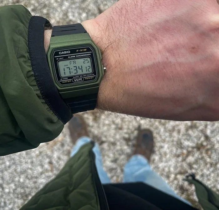 Reloj Casio Digital F-91wm-3ac Unisex