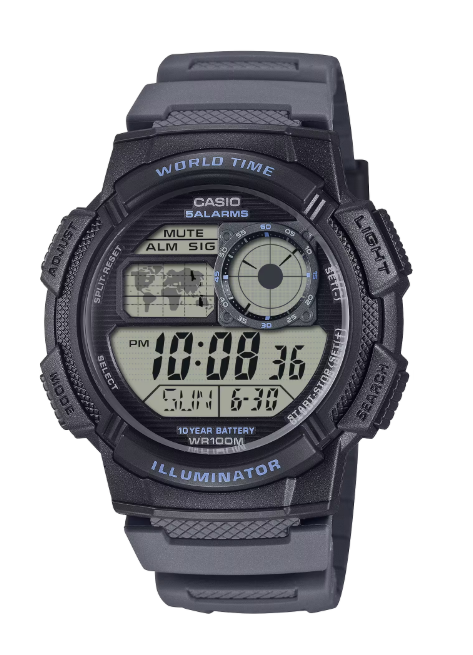 RELOJ CASIO DIGITAL AE-1000W-8A HOMBRE