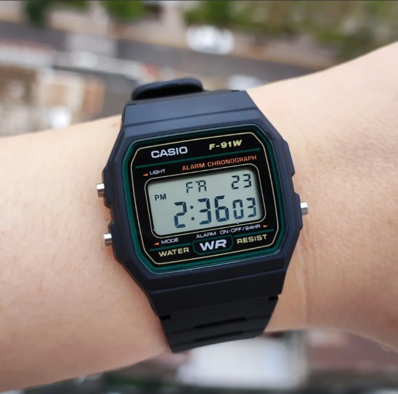 RELOJ CASIO DIGITAL F-91W-3 Unisex