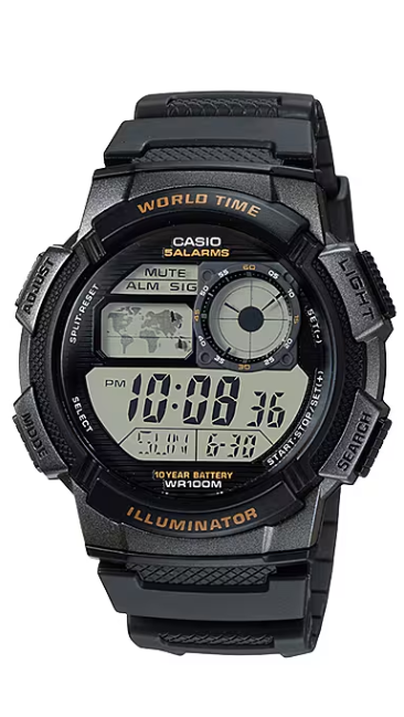 RELOJ CASIO DIGITAL AE-1000W-1A HOMBRE