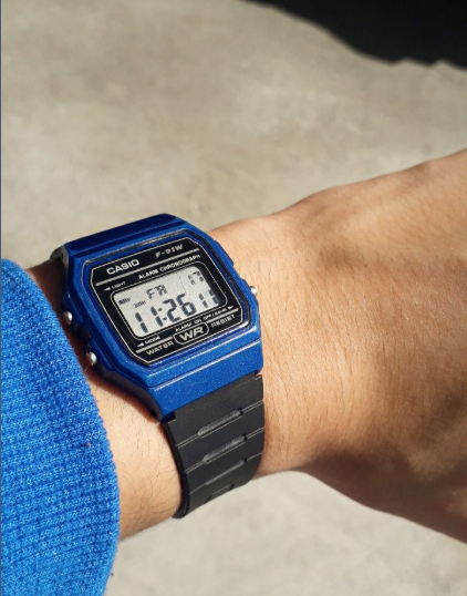 Reloj Casio Digital F-91WM-2A Unisex