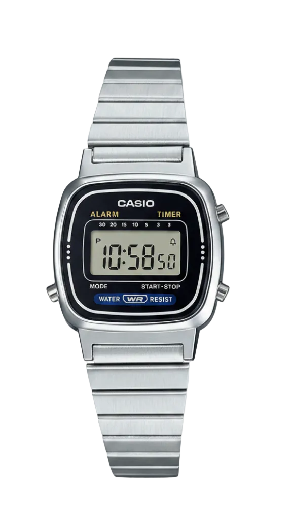 RELOJ CASIO DIGITAL LA670WA-1 Mini MUJER