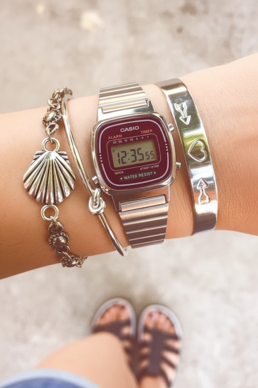 RELOJ CASIO DIGITAL LA670WA-4 Mini MUJER