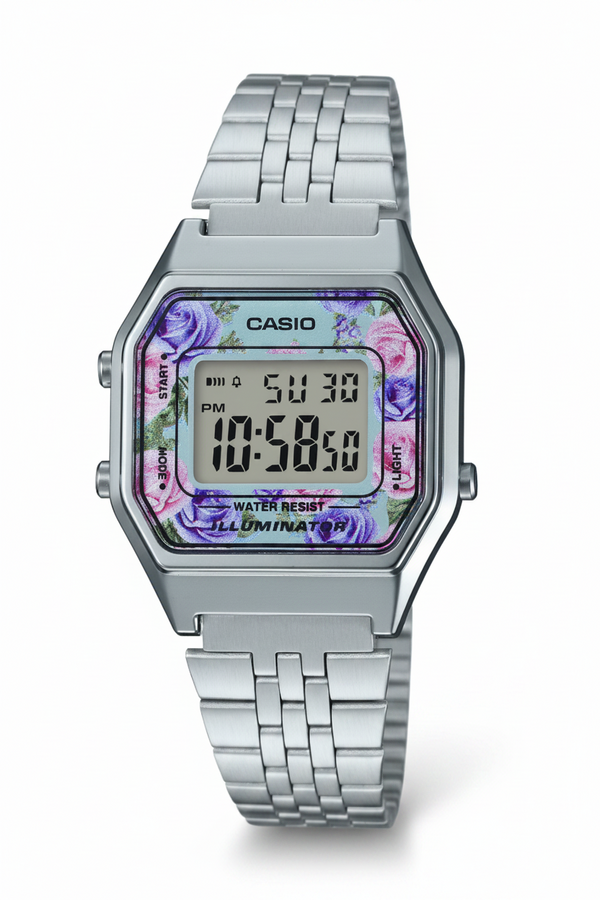 RELOJ CASIO DIGITAL LA680WA-2C  MUJER