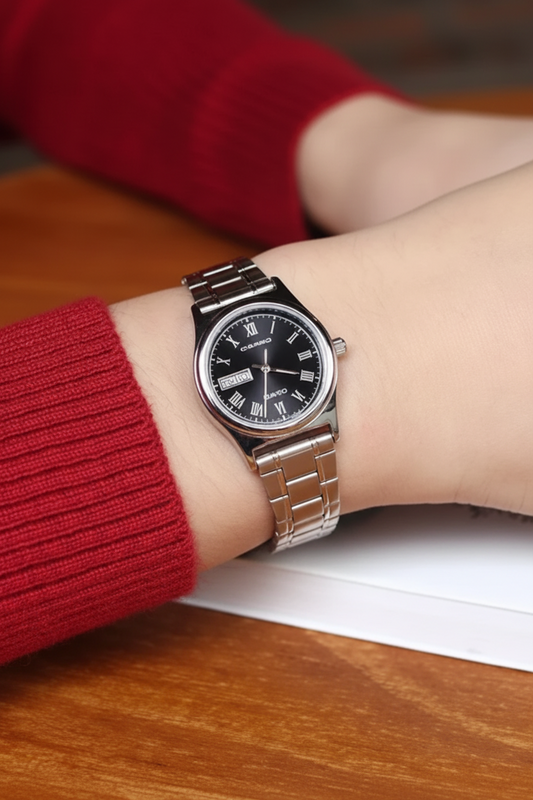RELOJ CASIO ANALOGO  LTP-V006D-1B MUJER