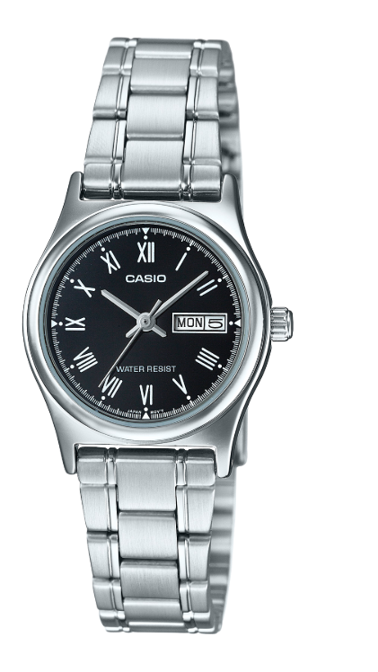 RELOJ CASIO ANALOGO  LTP-V006D-1B MUJER