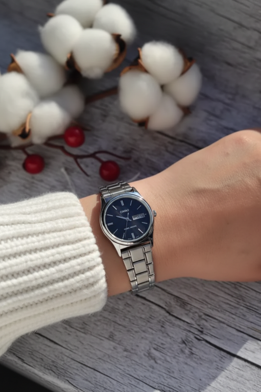 RELOJ CASIO ANALOGO LTP-V006D-1B2 MUJER