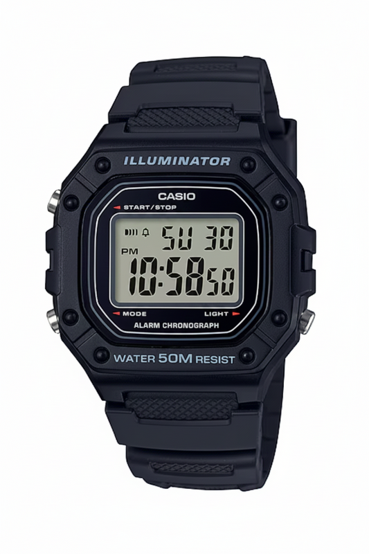 RELOJ CASIO DIGITAL W-218H-1A HOMBRE