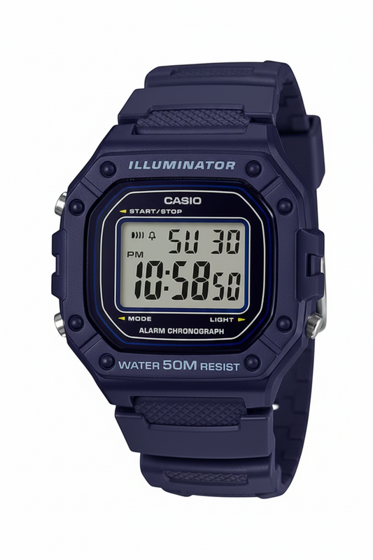 RELOJ CASIO DIGITAL W-218H-2A HOMBRE
