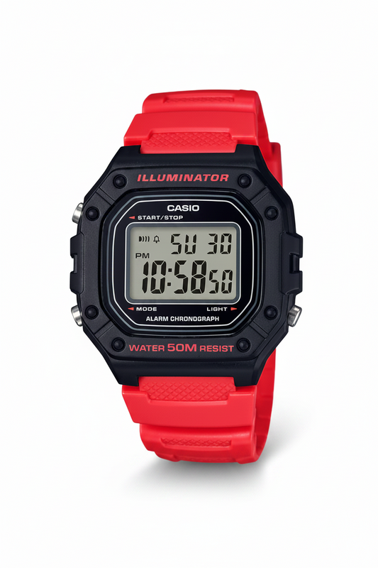 RELOJ CASIO DIGITAL W-218H-4B HOMBRE