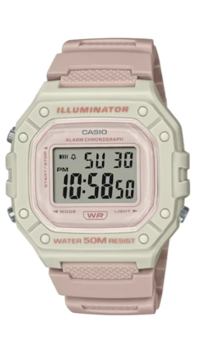 RELOJ CASIO DIGITAL W-218HC-4A2V MUJER