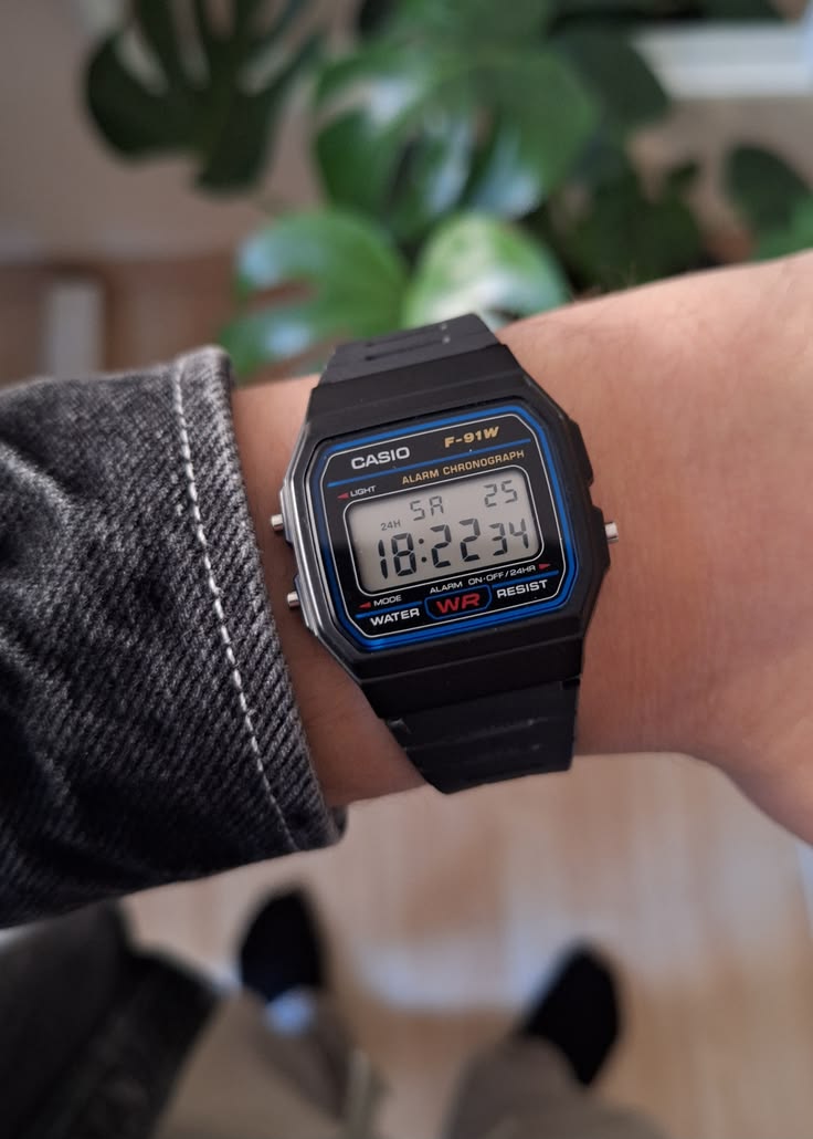 RELOJ CASIO DIGITAL F-91W Unisex
