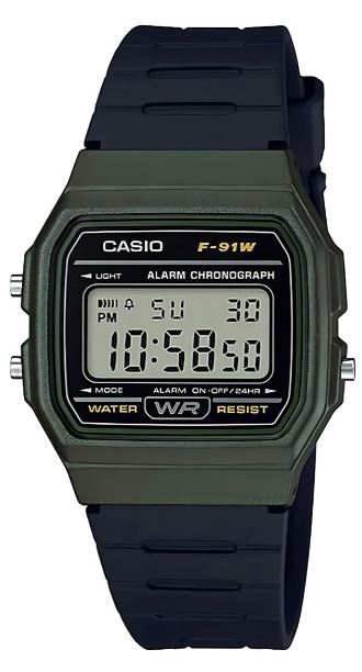Reloj Casio Digital F-91wm-3ac Unisex