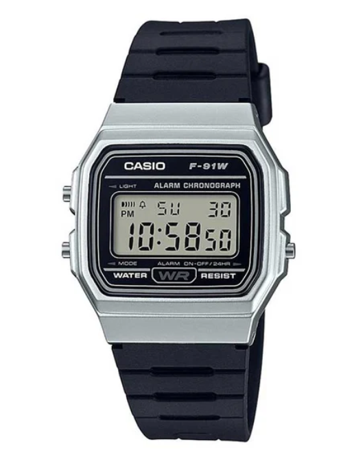 RELOJ CASIO DIGITAL F-91WM-7A Unisex